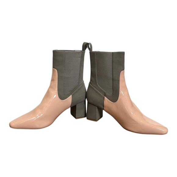 Coconuts by Matisse Chelsea Boot Women's Size 7 1/2 Mod Chunky Heel Colorblock - Picture 2 of 7